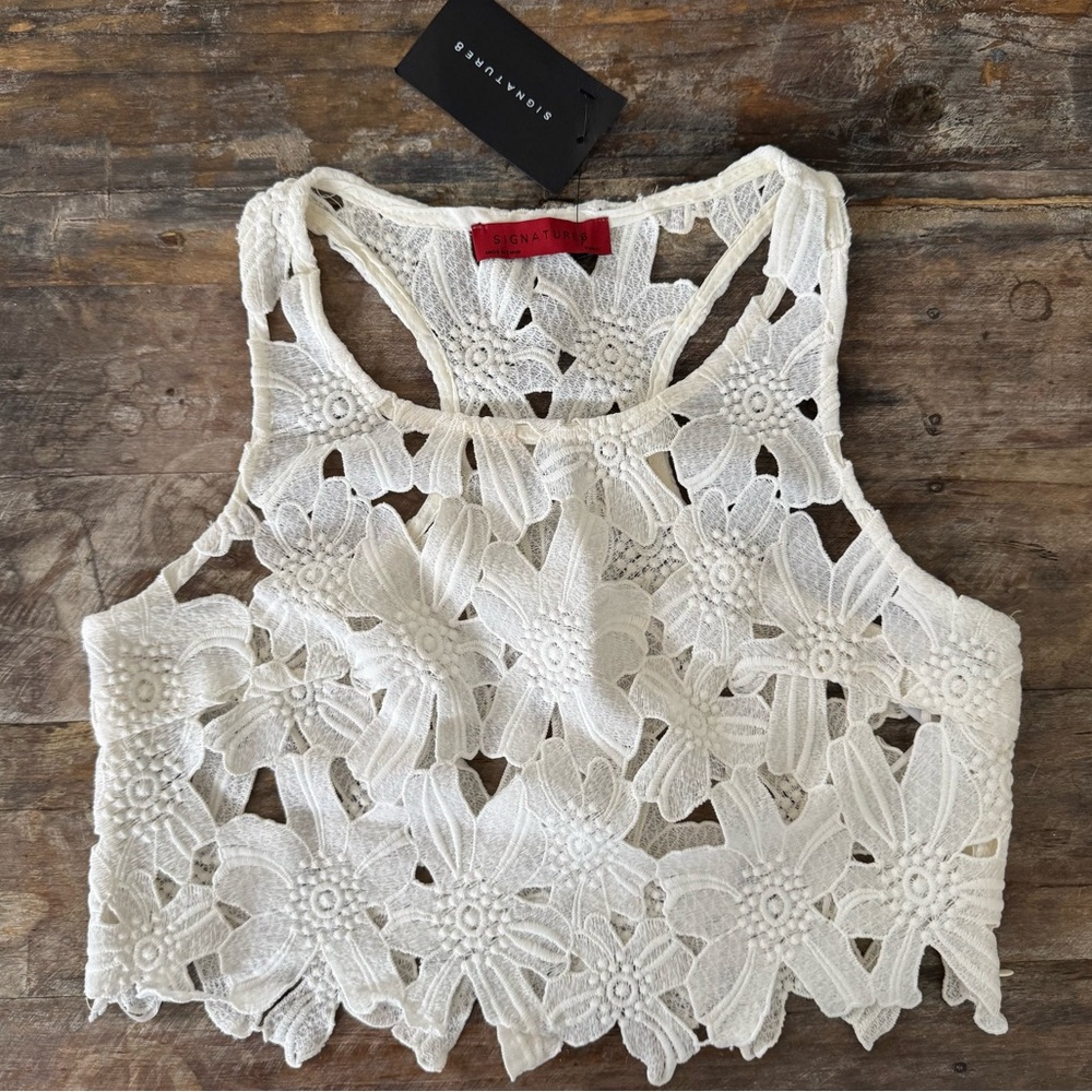 Cropped Floral Top